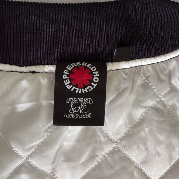 Red Hot Chili Peppers Satin Bomber Jacket - Picture 3 of 9